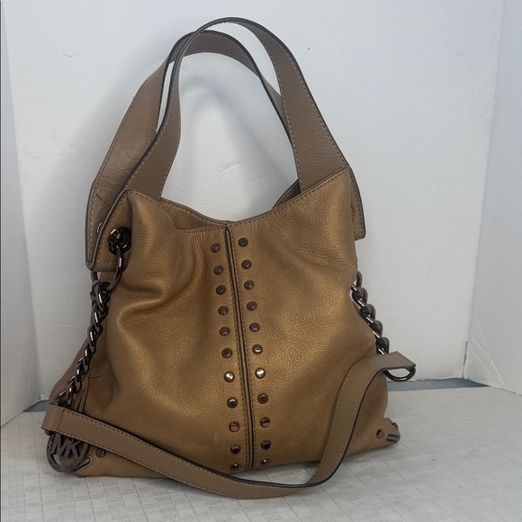 Michael Kors Astor Studded Leather Carryall Large Tote Bag - Picture 4 of 10